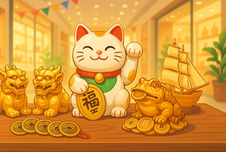 5 vật phẩm phong thủy nên đặt tại cửa hàng để buôn may bán đắt