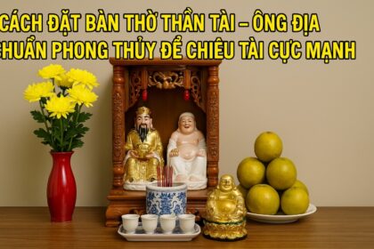 cách đặt tượng thần tài ông địa giàu