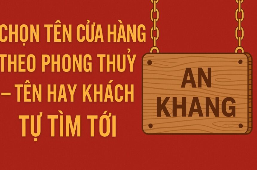 chọn tên cửa hàng theo phong thủy – tên hay khách tự tìm tới