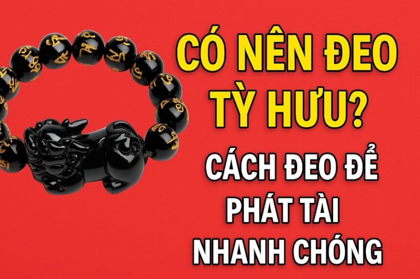 có nên đeo tỳ hưu cách đeo tỳ hưu để phát tài nhanh chóng