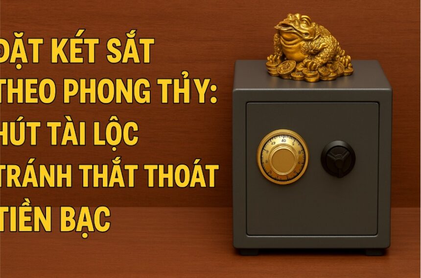 Đặt két sắt theo phong thủy hút tài lộc, tránh thất thoát tiền bạc
