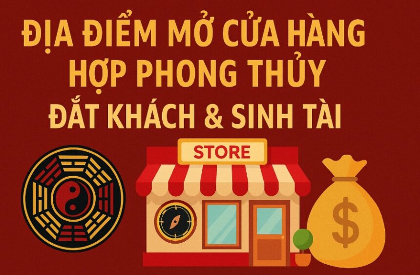 Địa điểm mở cửa hàng hợp phong thủy Đắt khách & sinh tài