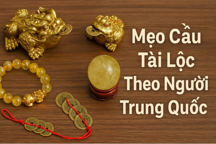 mẹo cầu tài lộc phong thủy
