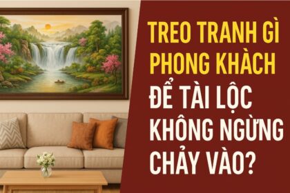 treo tranh gì trong phòng khách để tài lộc không ngừng chảy vào