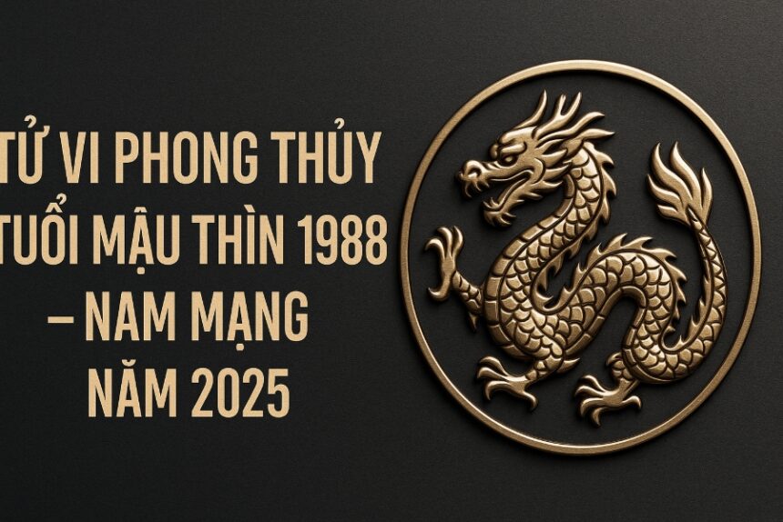 tử vi phong thủy tuổi mậu thìn 1988 – nam mạng năm 2025 hành vận vượng mộc, dẫn lối tài danh