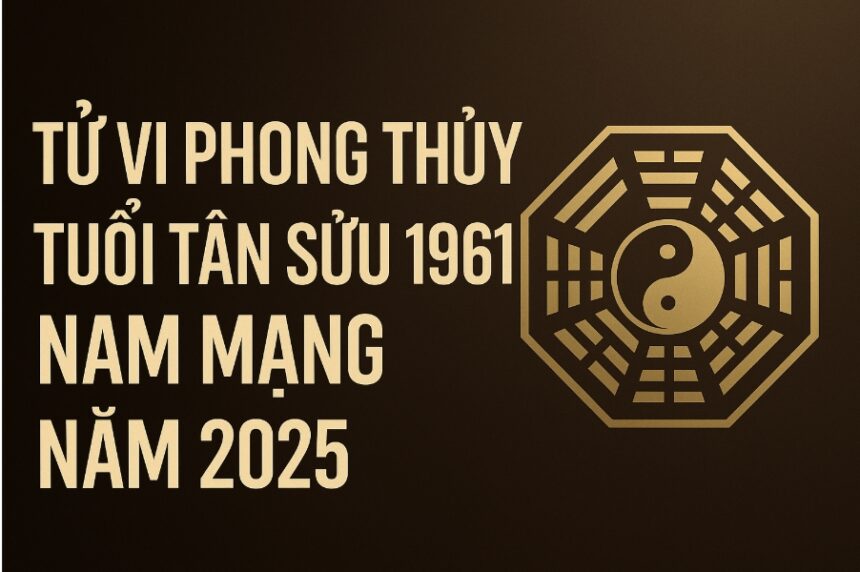 tử vi phong thủy tuổi tân sửu 1961 – nam mạng năm 2025 Ổn Định hậu vận, kích tài vượng phúc