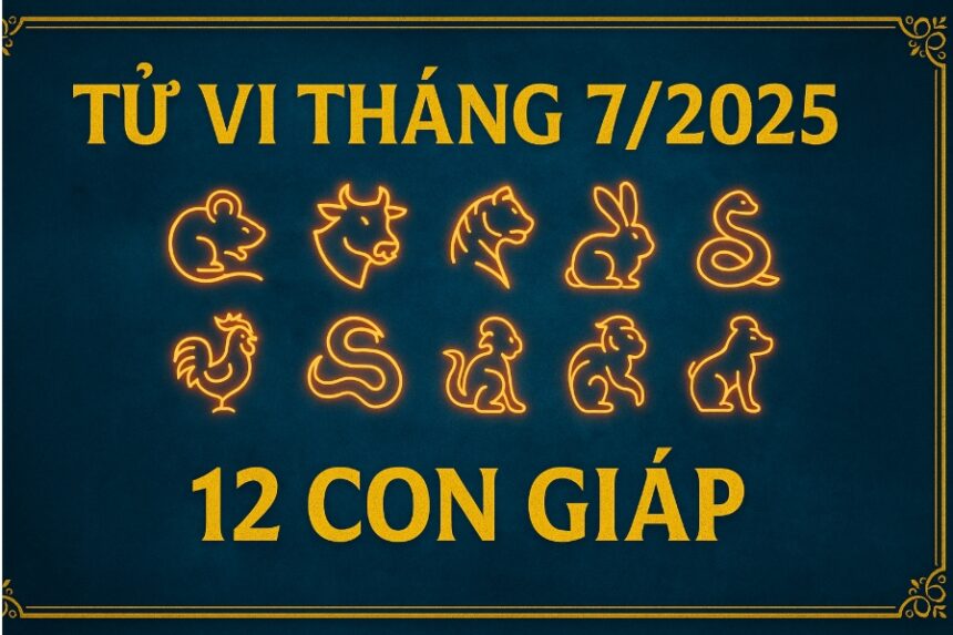 tử vi tháng 7 2025 cho 12 con giáp Đổi vận giữa năm – chiêu đúng tài, phá đúng hạn