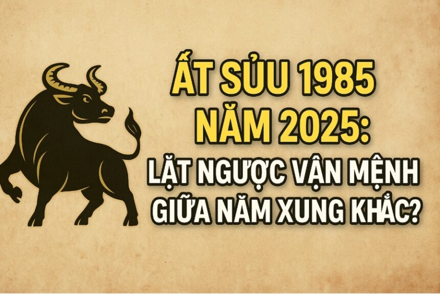 vận hạn & cơ hội bứt phá – giải mã tài lộc tuổi sửu giữa năm xung khắc