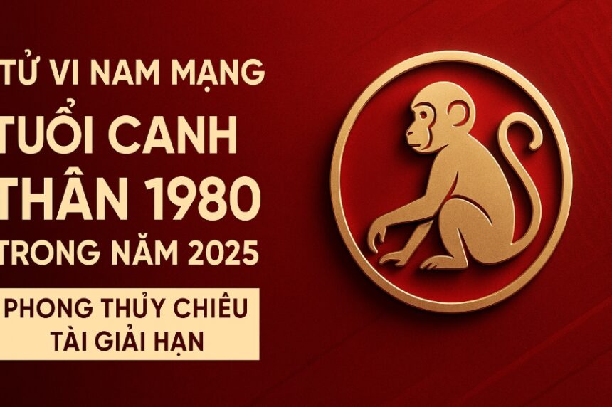 tử vi tuổi canh thân 1980 nam mạng năm 2025 nắm cơ hội – tránh họa ngầm bằng phong thủy đúng cách